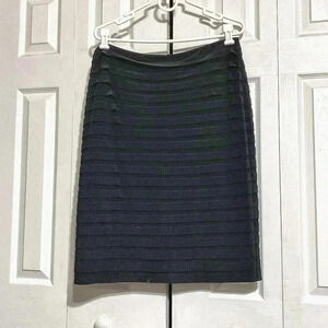 Adrianna Papell new black pleated skirt size 16